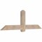 Ekena Millwork Eugene Smooth Timber Gable Bracket, Douglas Fir, 72"W x 24"H x 3 1/2"D x 5 1/2"F, 8/12 Pitch GBW072X24X0406EUG00SDF - alternate 3